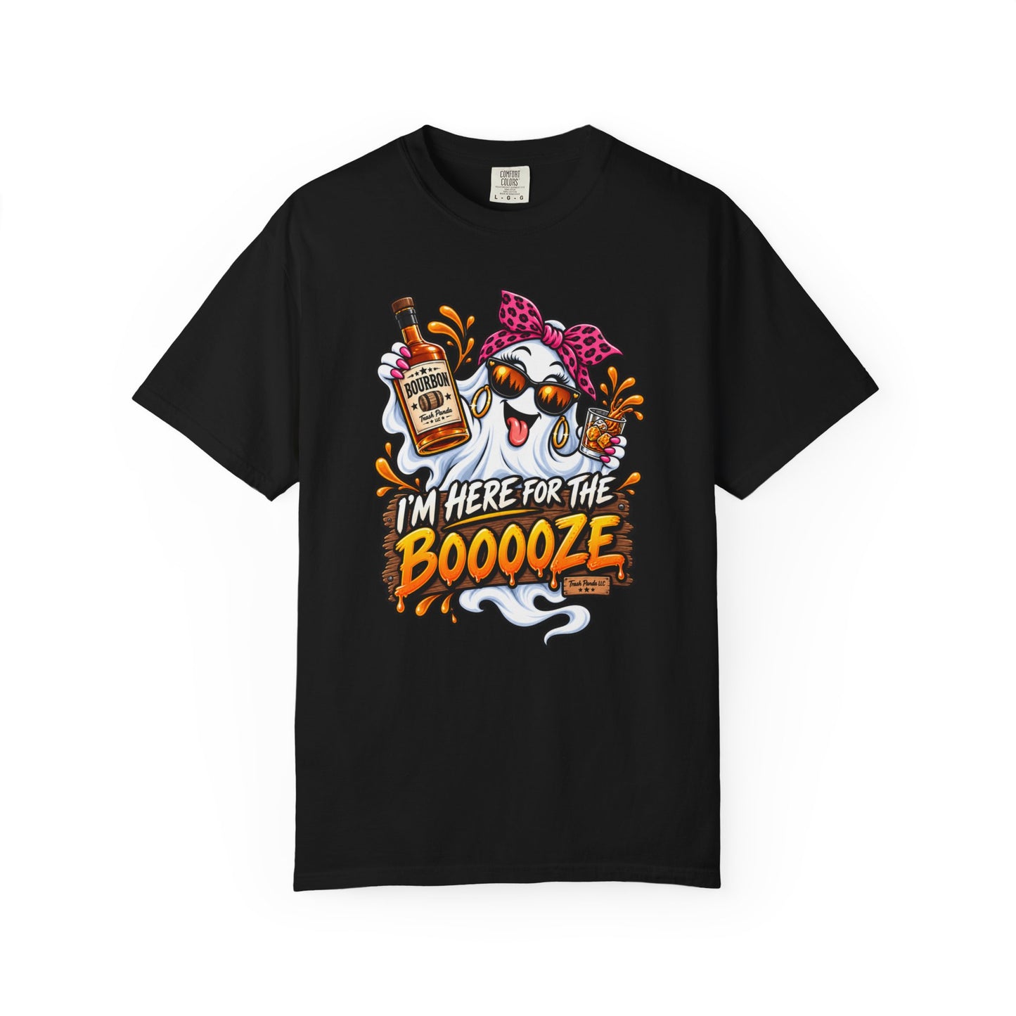 Here For The Booooze (Ladies) Comfort Colors T-shirt