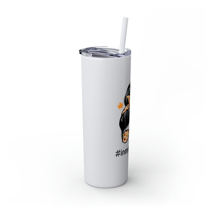 In My Mom Era Fall Skinny Tumbler with Straw, 20oz