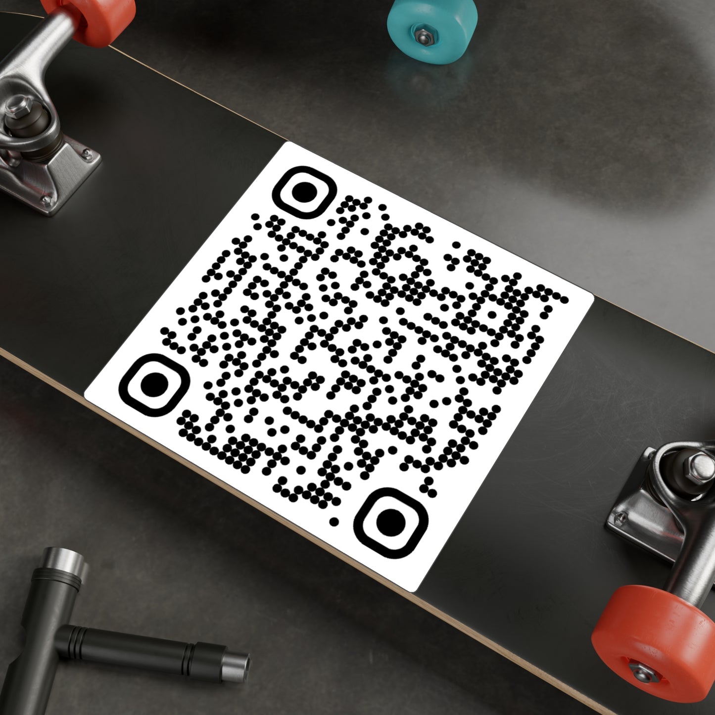 Show Me Them T's QR Code Vinyl Decals