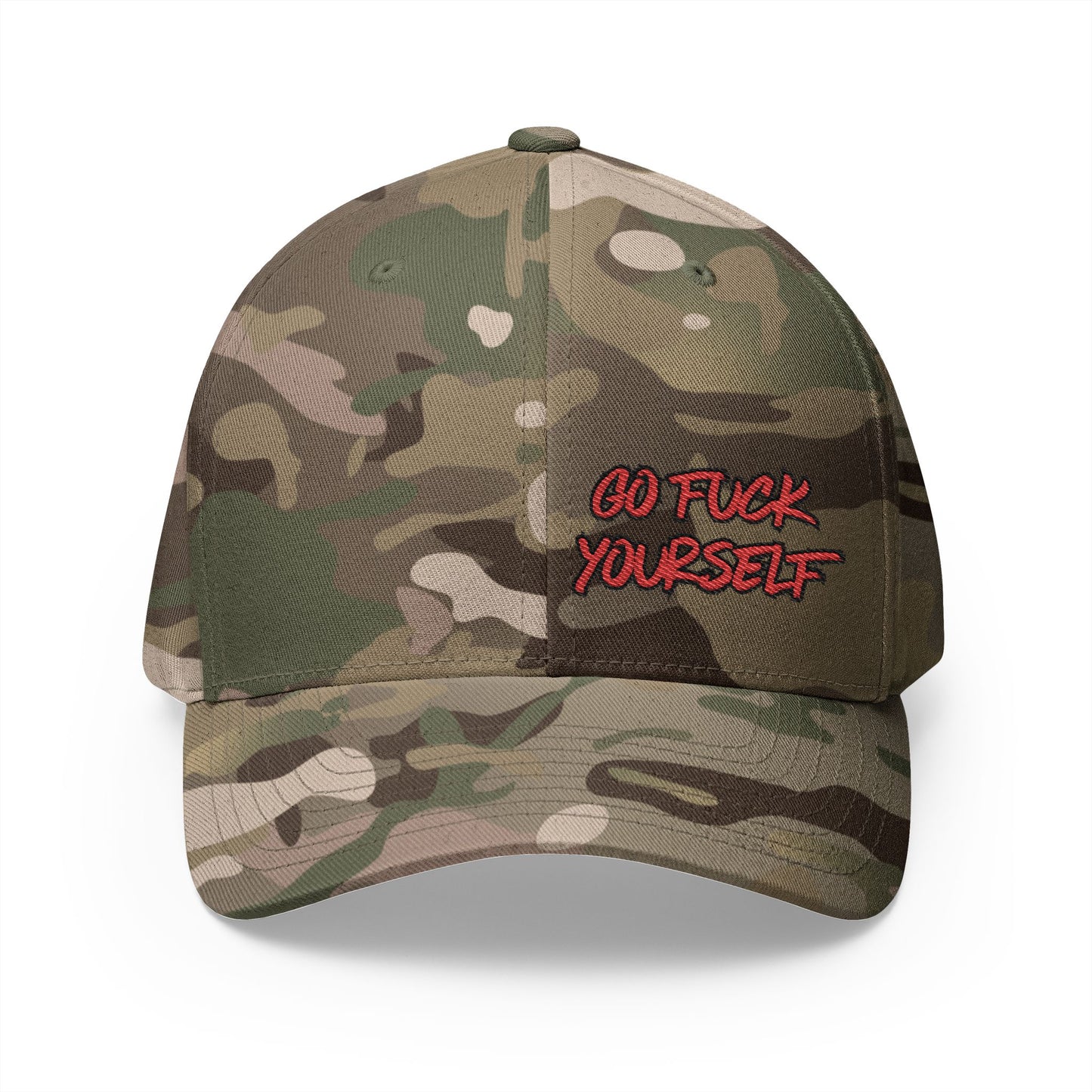 Go F Yourself (RED) Embroidered FlexFit Hat