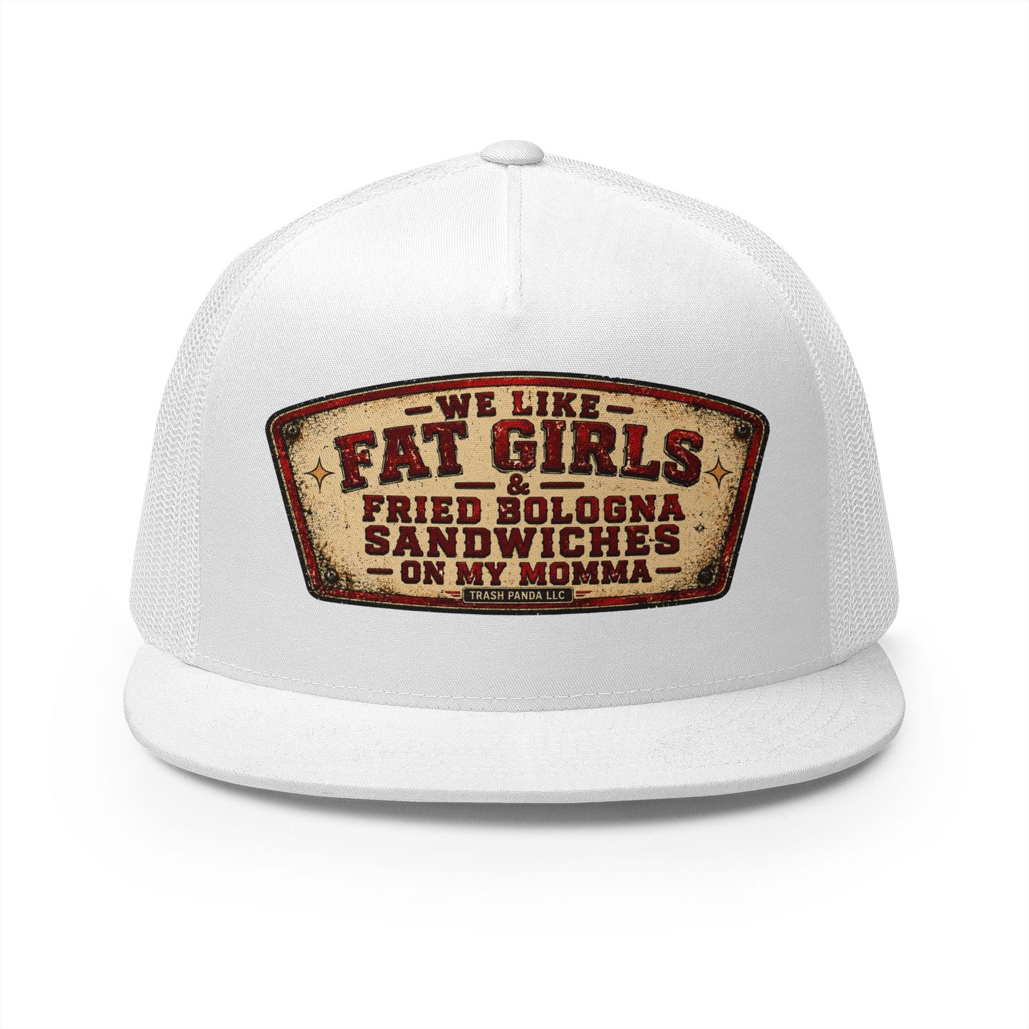 On My Momma 5 Panel Trucker Cap (Printed)