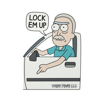 Lock Em Up Rick & Morty Vinyl Decals