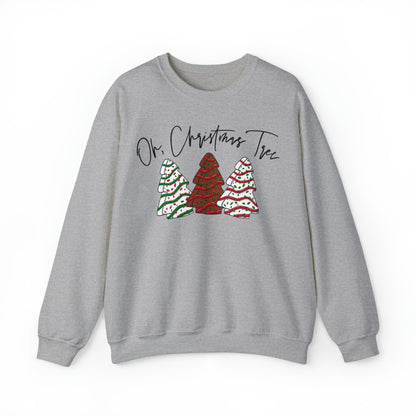 Oh Christmas Tree Cake Sweatshirt Unisex Heavy Blend™ Crewneck Sweatshirt