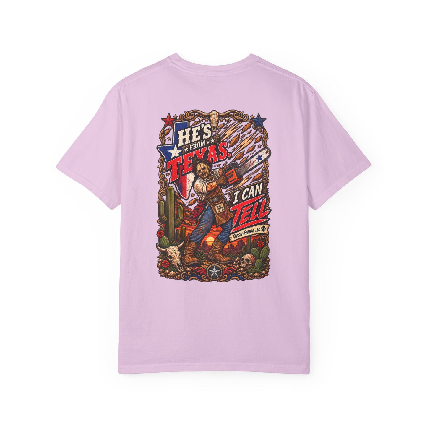 He's From Texas Comfort Colors T-shirt