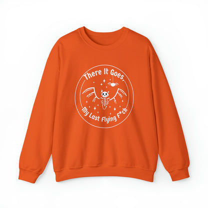 Last Flying F*ck Bat & Spider Sweatshirt Unisex Heavy Blend™ Crewneck Sweatshirt