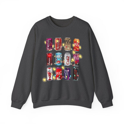 Diet Coke Christmas Lights Sweatshirt Unisex Heavy Blend™ Crewneck Sweatshirt