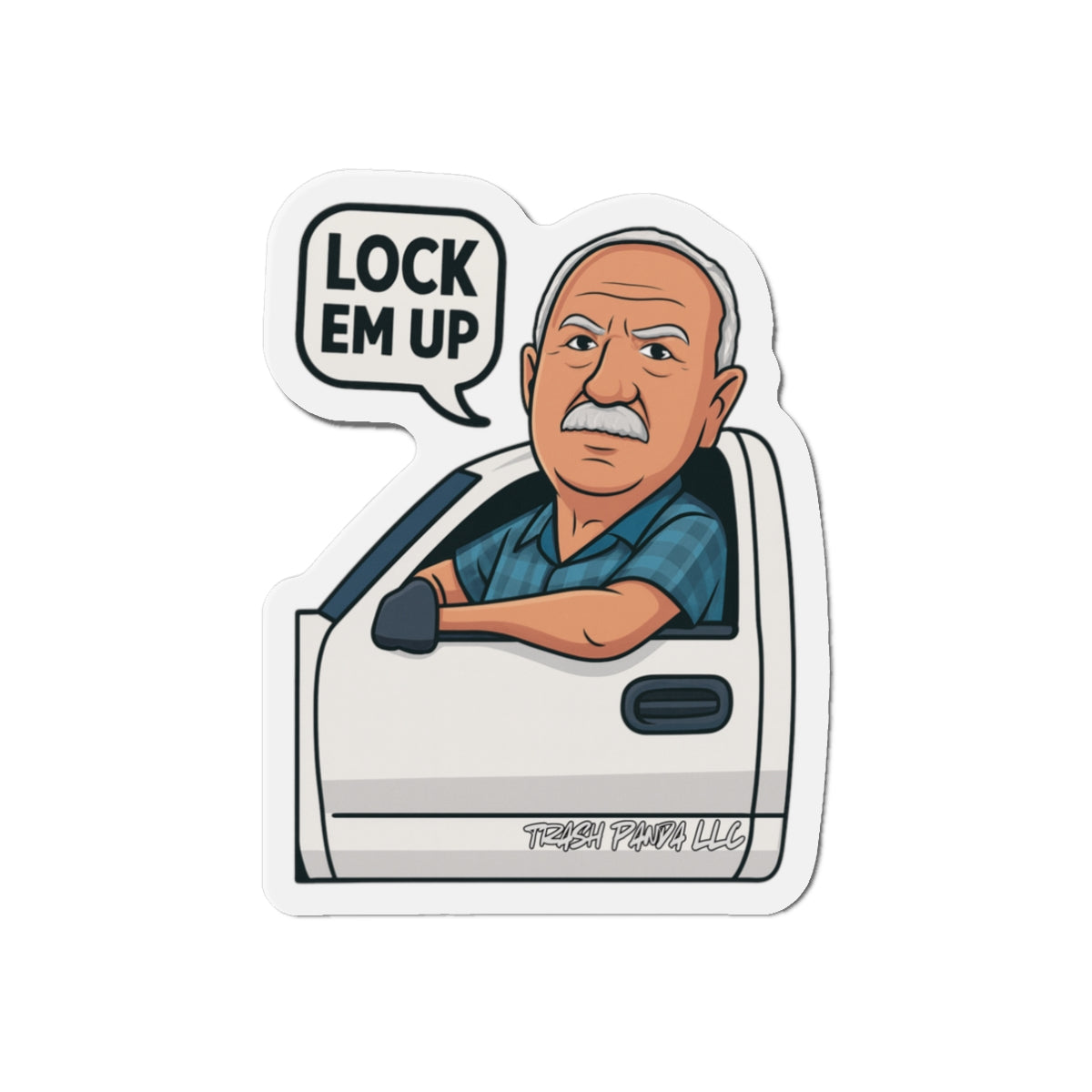Lock Em Up Die-Cut Magnets
