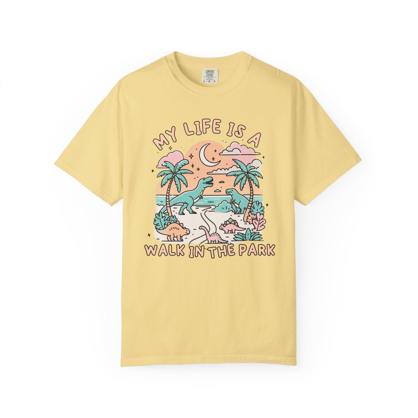Walk In The Park Dino Comfort Colors T-shirt