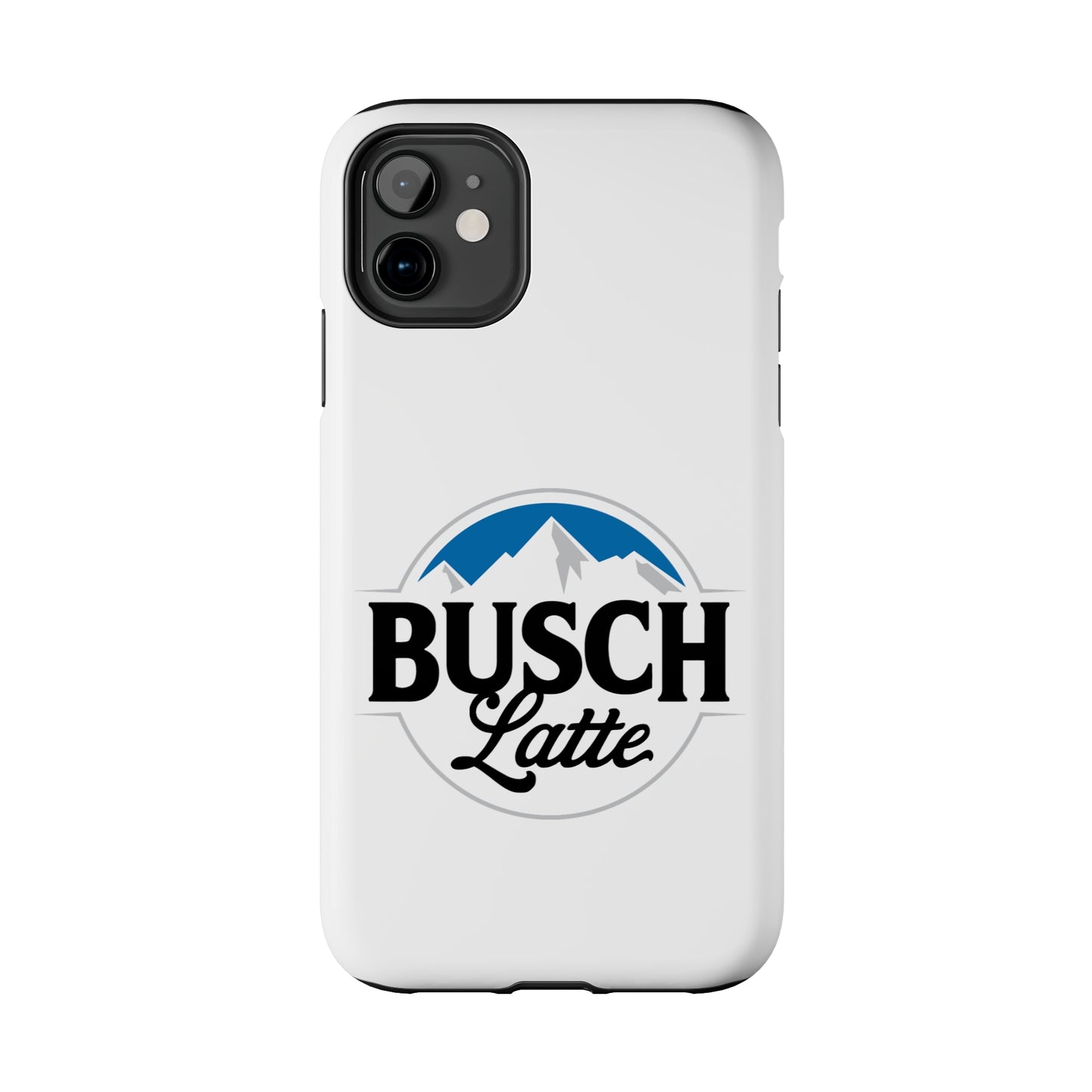 Busch Latte White Tough iPhone Cases