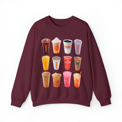 Dunkin' Coffee Sweatshirt Unisex Heavy Blend™ Crewneck Sweatshirt