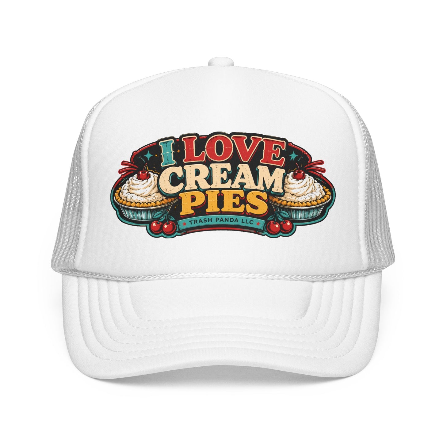 Cream Pies Foam Trucker Hat (Printed)