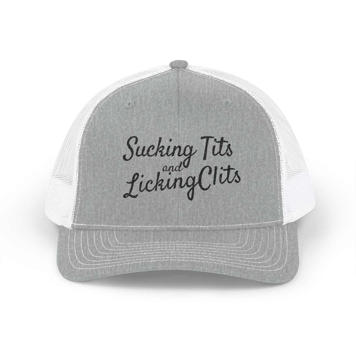 Sucking Ts and Licking Cs (Black Thread) Richardson 112 Snapback Trucker Cap