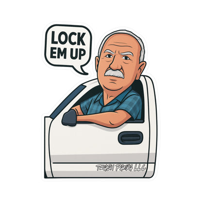 Lock Em Up Kiss-Cut Vinyl Decals