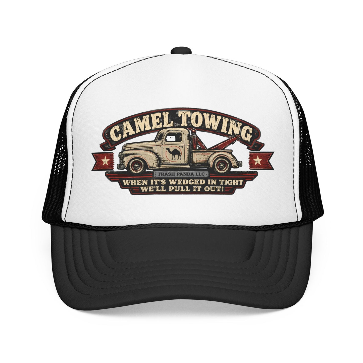 Camel Towing Foam Trucker Hat (Printed)