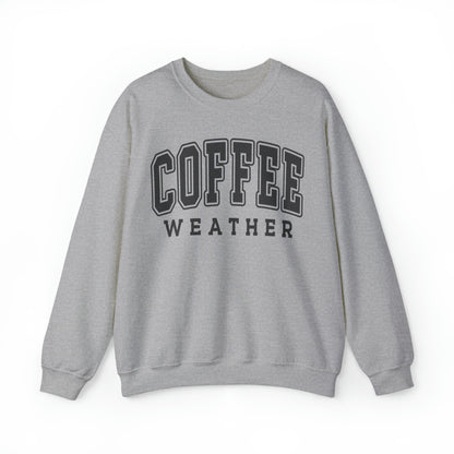 Coffee Weather Sweatshirt Unisex Heavy Blend™ Crewneck Sweatshirt