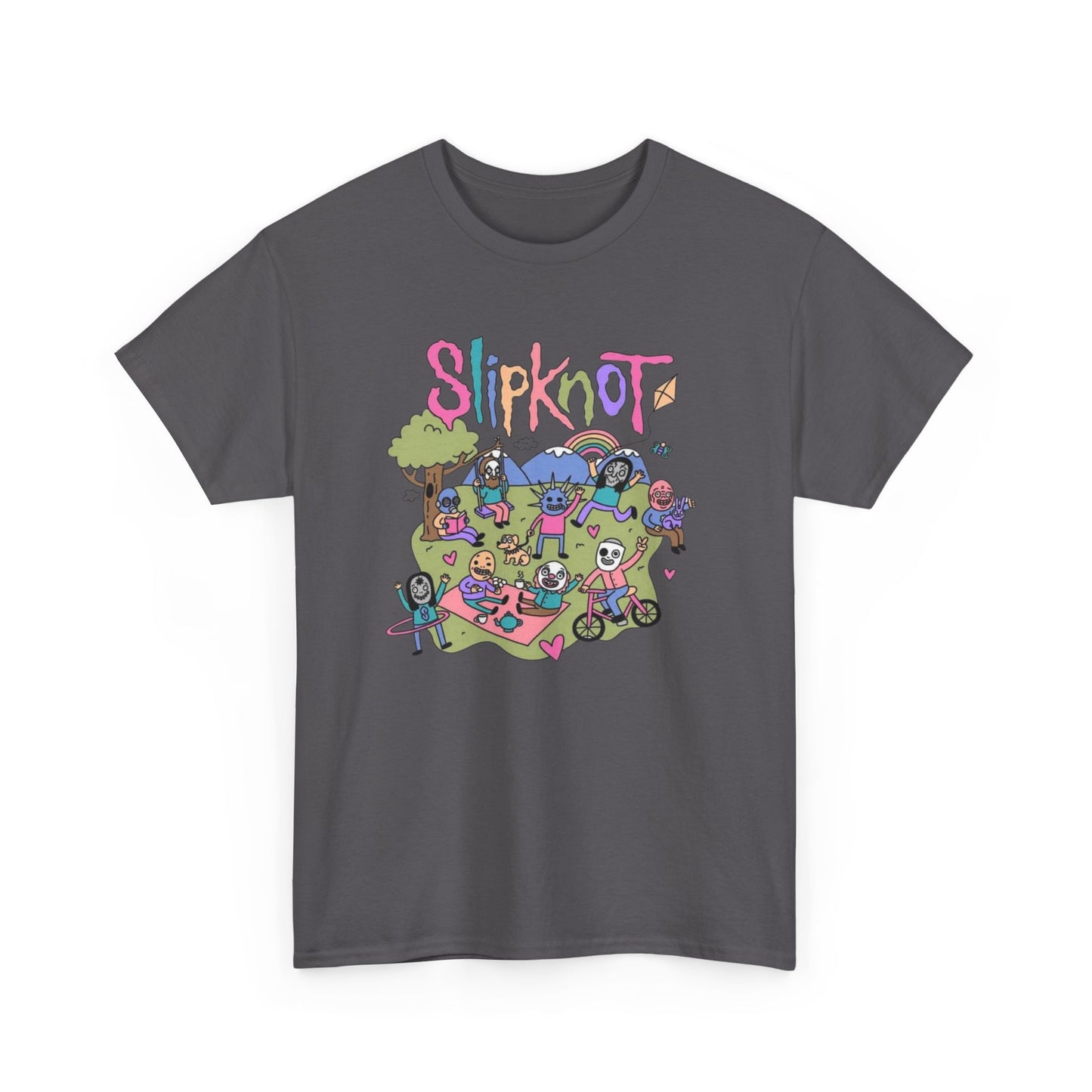 Colorful Metal Band Tee