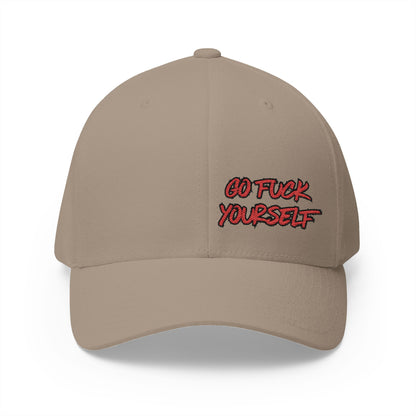 Go F Yourself (RED) Embroidered FlexFit Hat