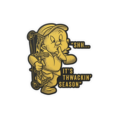 Fudd Bow Hunting Vinyl Decals