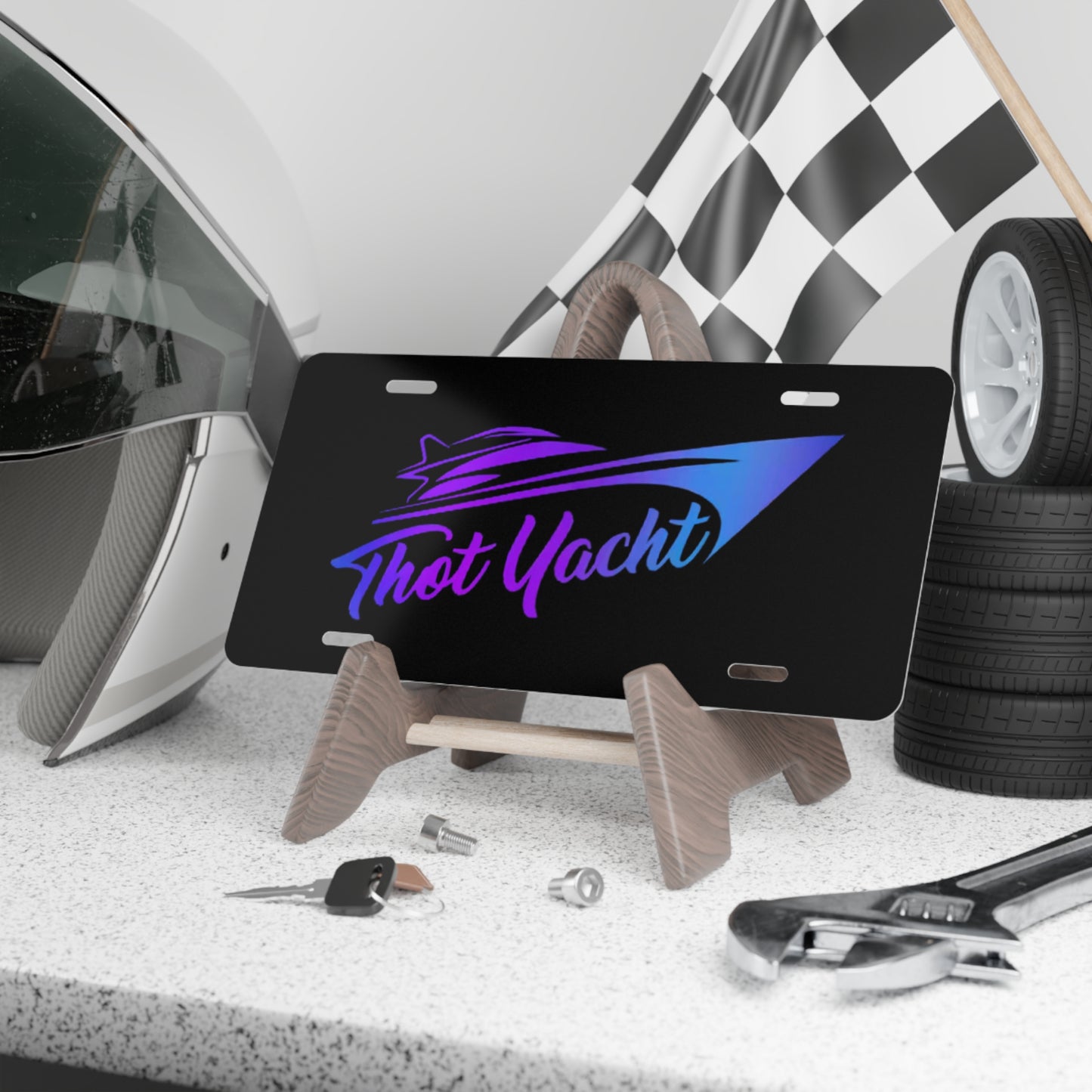 Thot Yacht 2.0 Black Vanity Plate