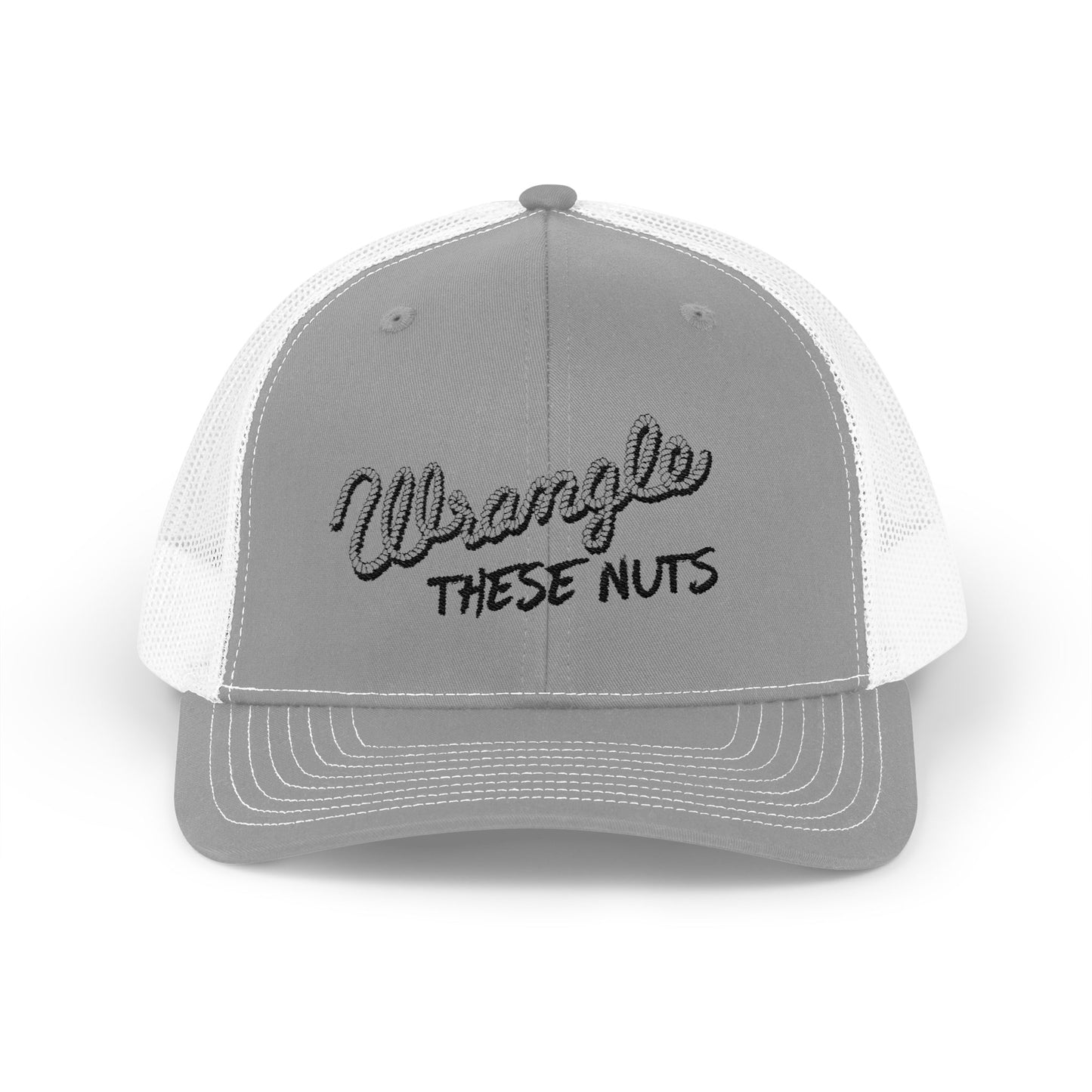 Wrangle These Nuts (Rope) Richardson 112 Snapback Trucker Cap