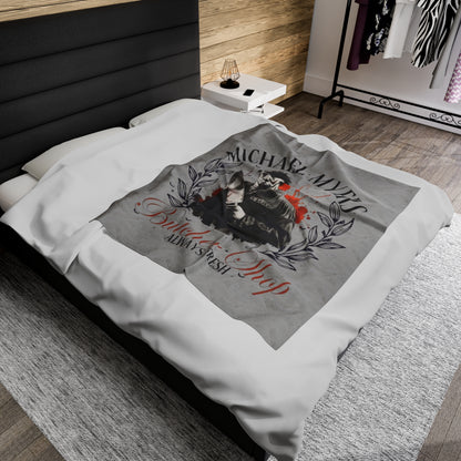 MICHAEL Velveteen Plush Blanket