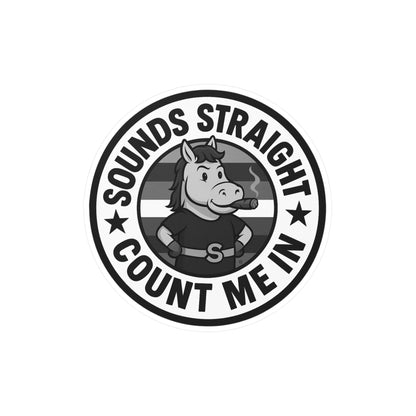 Sounds Straight Vinyl Decal