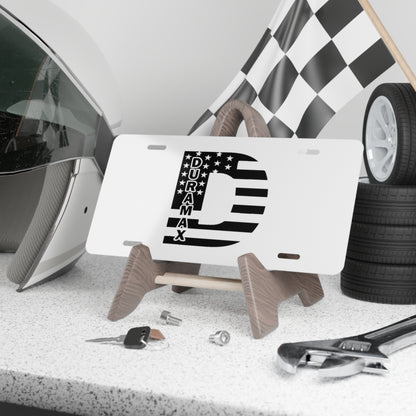 Dmax White Vanity Plate