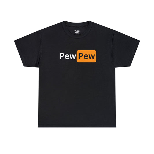 Pew Pew Hub Unisex Heavy Cotton Tee