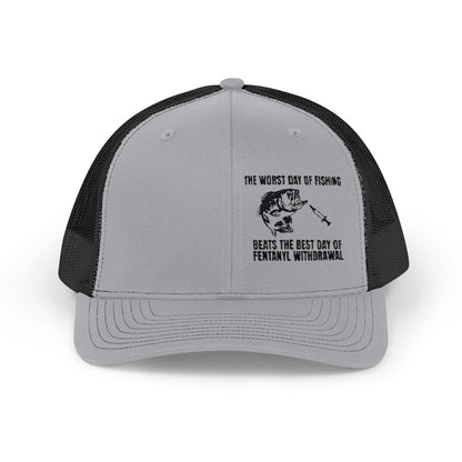 Worst Day Fishing Richardson 112 Snapback Trucker Cap