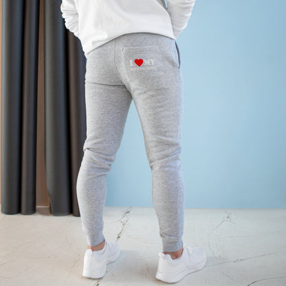 I Heart My Boyfriend Unisex Fleece Joggers