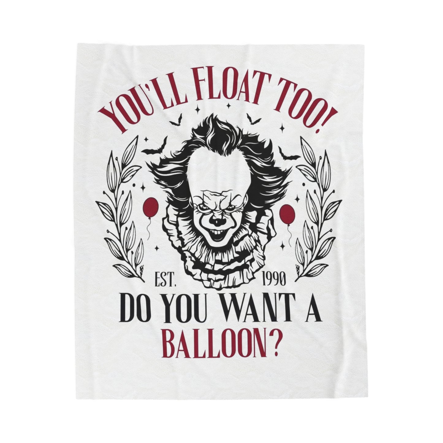 PENNYWISE Velveteen Plush Blanket