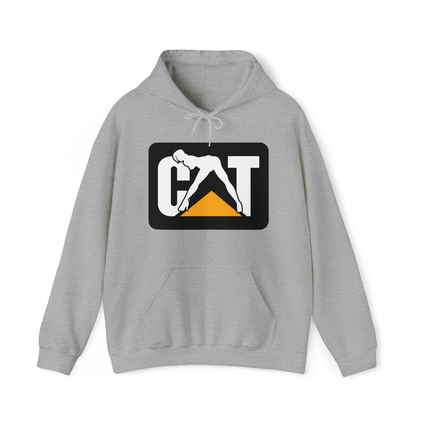 CAT Girl Logo Front Unisex Heavy Blend™ Hooded Sweatshirt