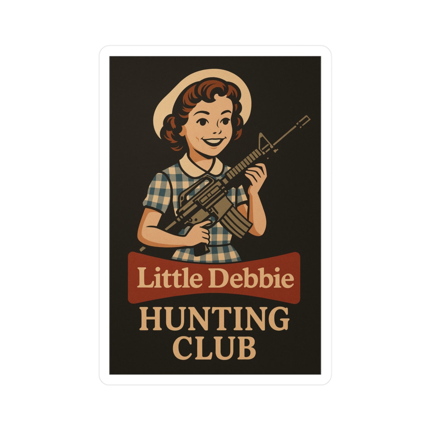 Little Debbie Hunting Club Vinyl Decal