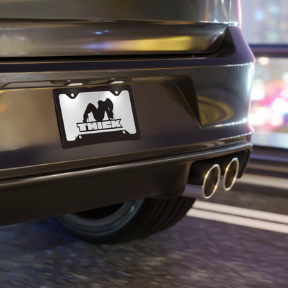 Thick White Vanity Plate