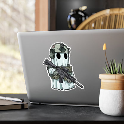 Cartoon Ghost - Tactical Gear Vinyl Decals