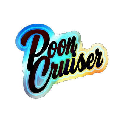 Poon Cruiser Holographic Die-cut Stickers