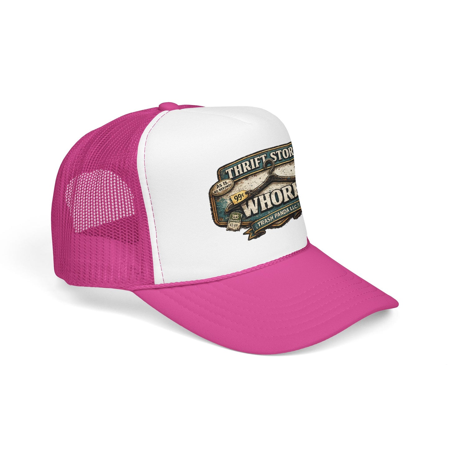 Thrift Store Wh*re Foam Trucker Hat (Printed)