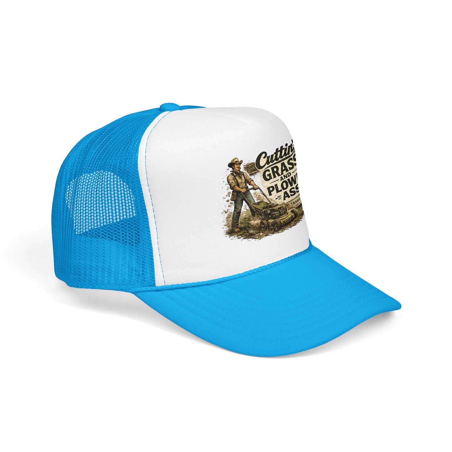 Cuttin' Grass Foam Trucker Hat (Printed)