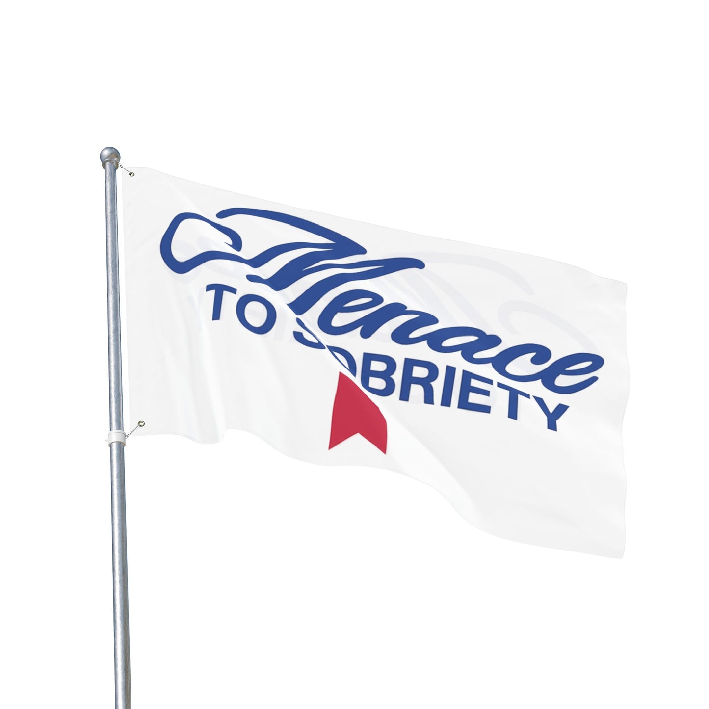 Menace To Sobriety Double Sided Trail Flag