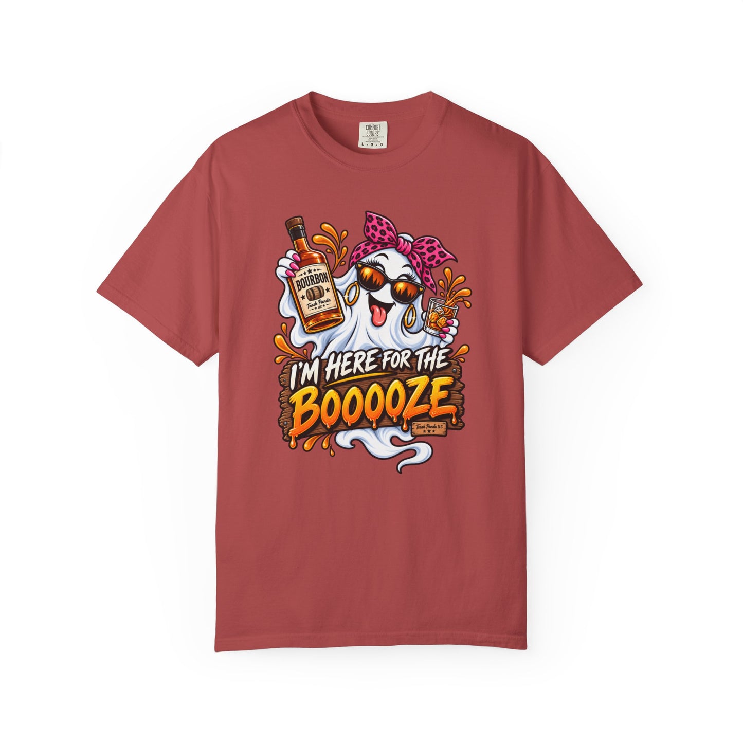 Here For The Booooze (Ladies) Comfort Colors T-shirt
