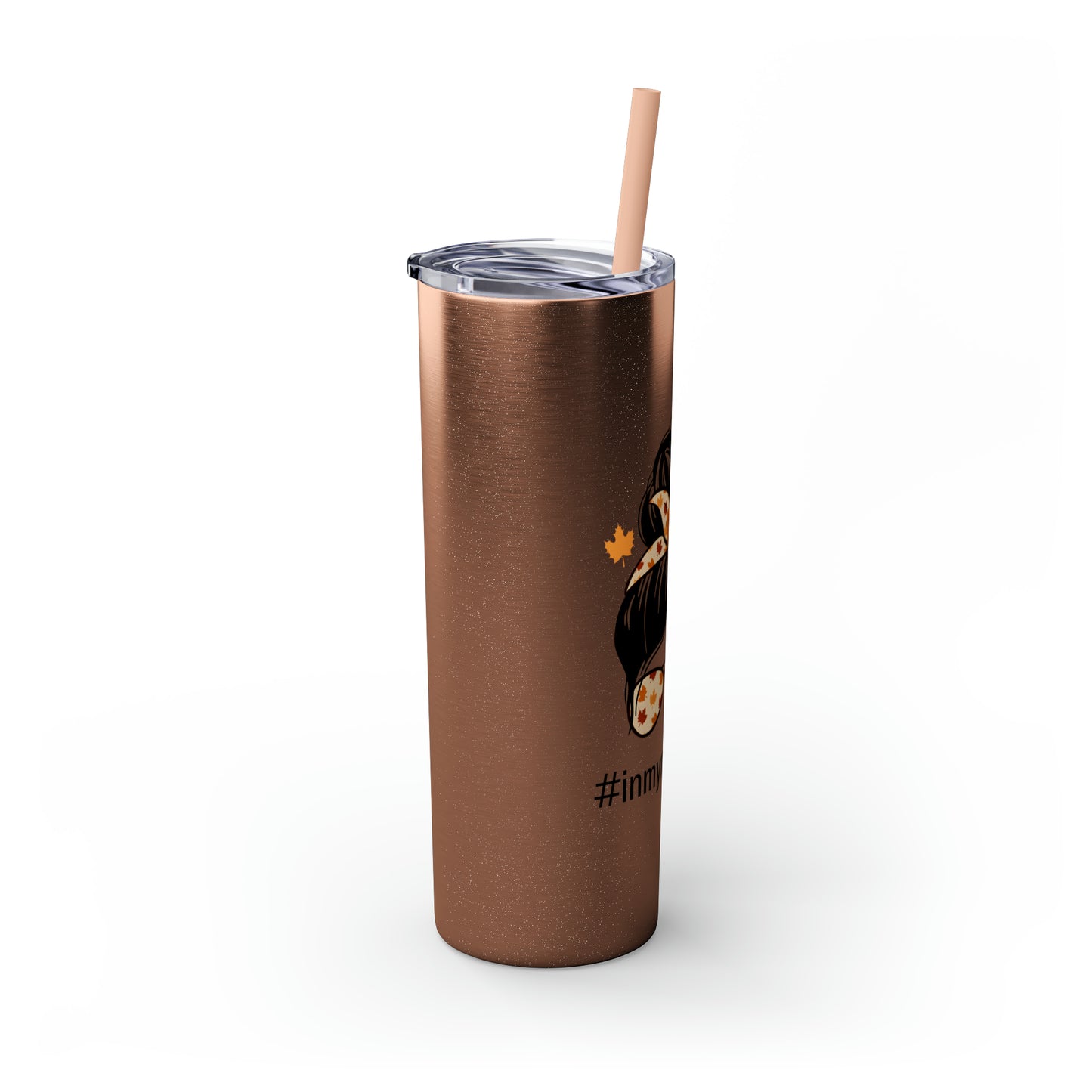 In My Mom Era Fall Skinny Tumbler with Straw, 20oz