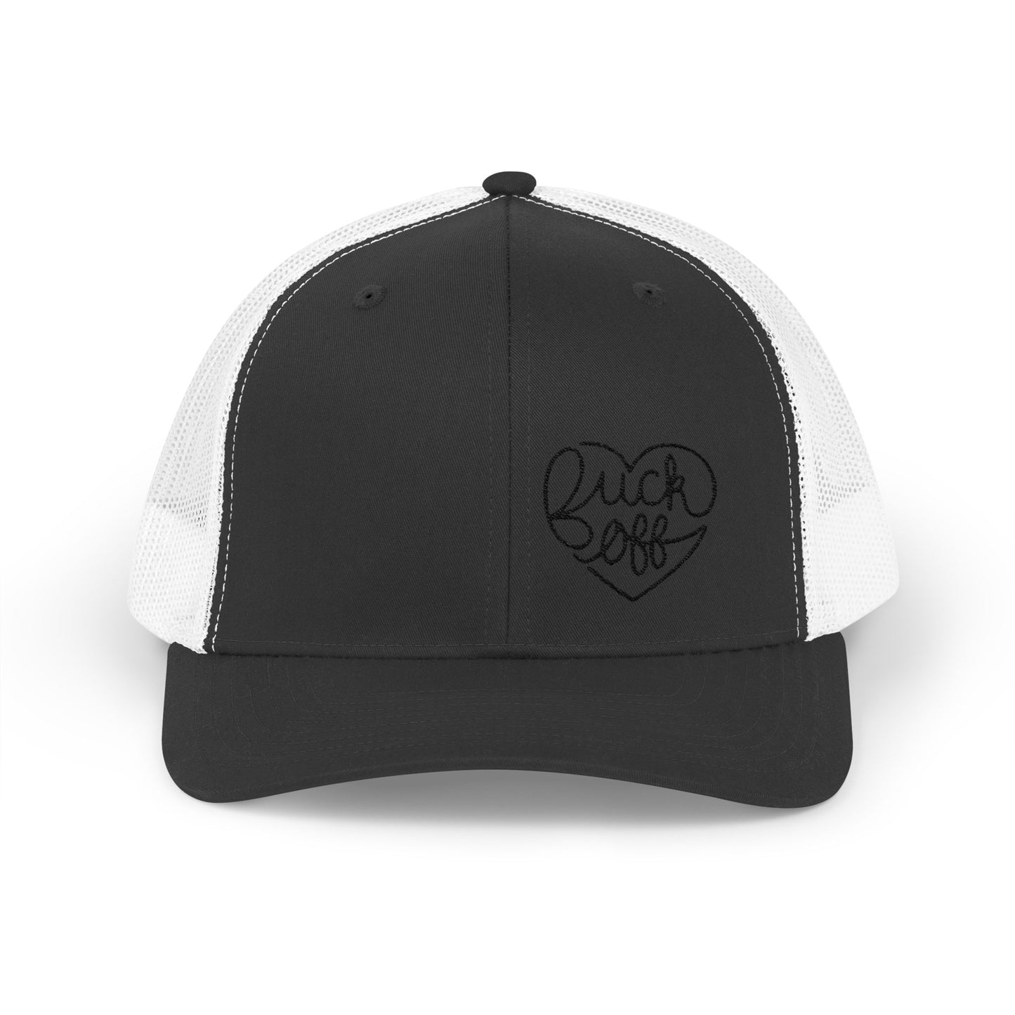 F*CK OFF Heart (Ladies) Snapback Trucker Cap