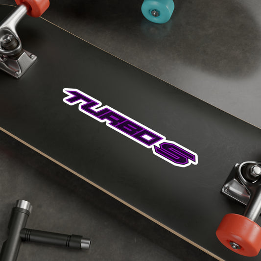 Turbo S Purp Vinyl Decal