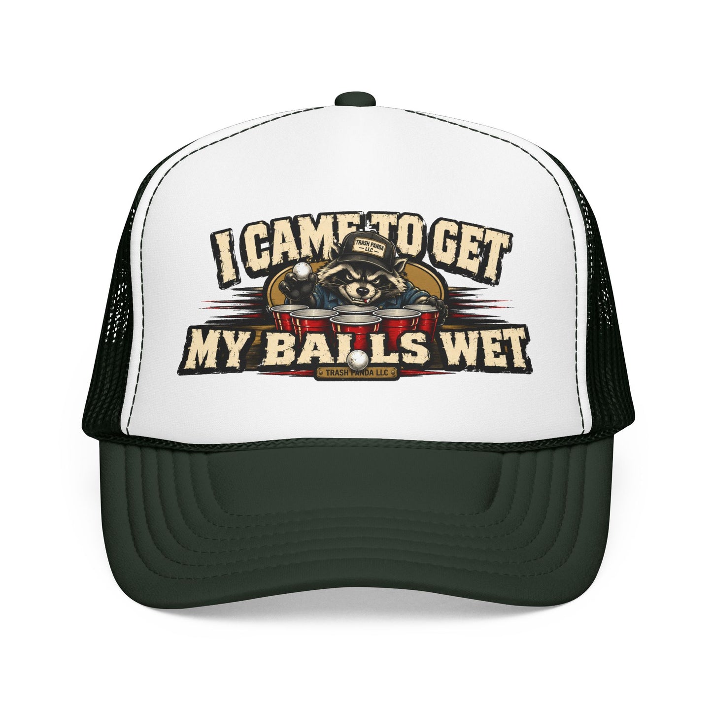 Get My Balls Wet Foam Trucker Hat (Printed)