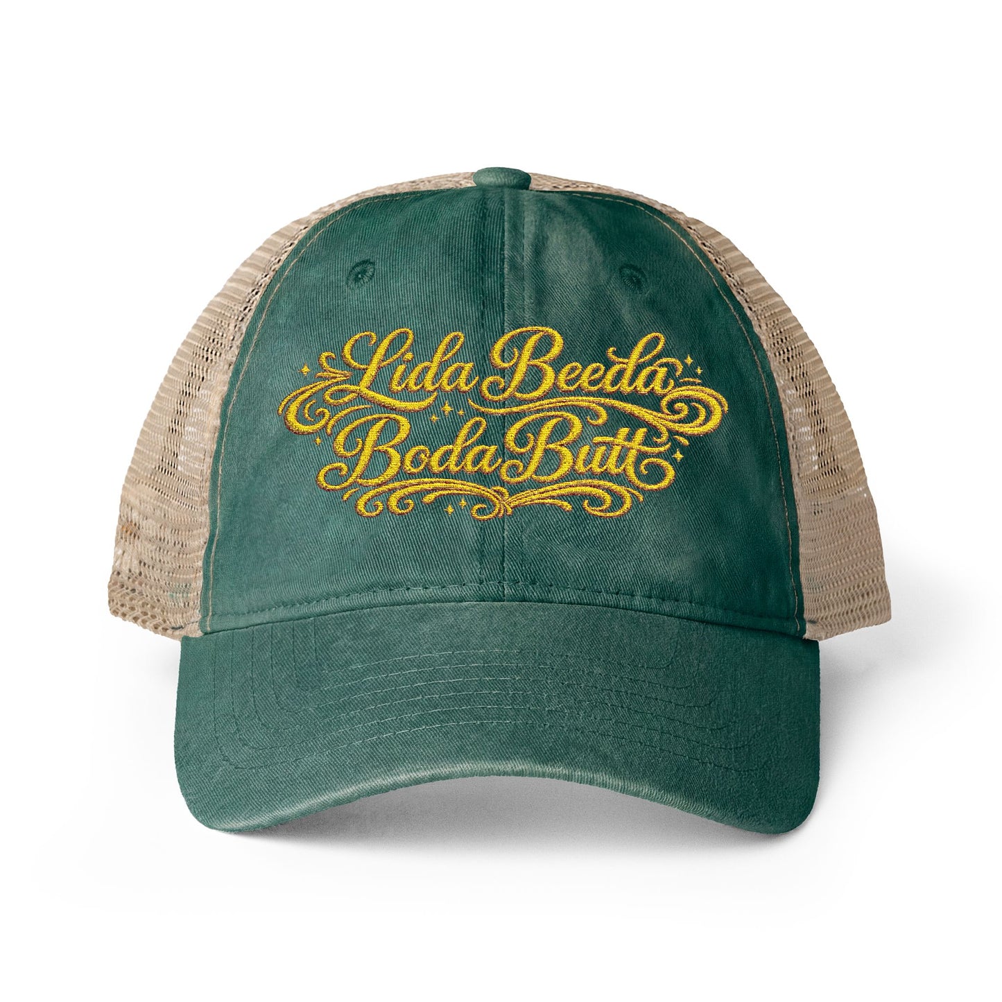 Lida Beeda Boda Butt Women's Washed Mesh-Back Cap