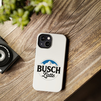 Busch Latte White Tough iPhone Cases