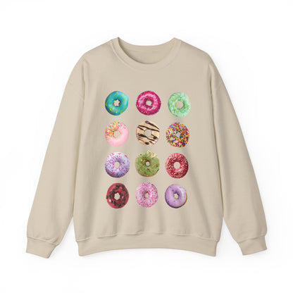 Donuts Sweatshirt Unisex Heavy Blend™ Crewneck Sweatshirt