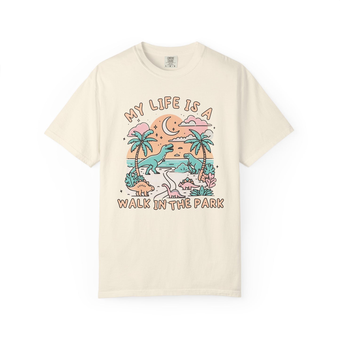 Walk In The Park Dino Comfort Colors T-shirt