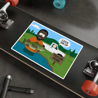 NEW! Lock Em Up Pond Vinyl Decals