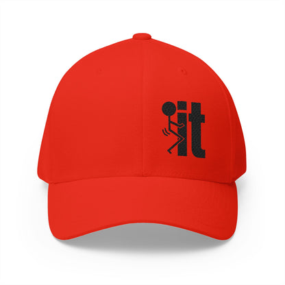 F It Embroidered FlexFit Hat